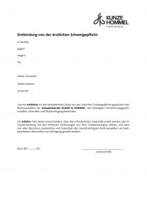 thumbnail of Schweigepflichtsentbindungserklärung